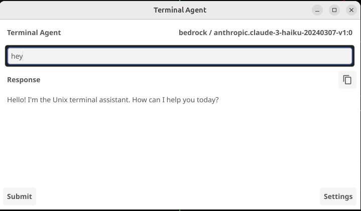Terminal Agent popup on Linux